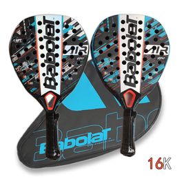 Теннисные шарики Padel Racket 16K Углеродное волокно с EVA Memory Felect Foam Poam Core Rackets Легкие для мужчин женщин 230731