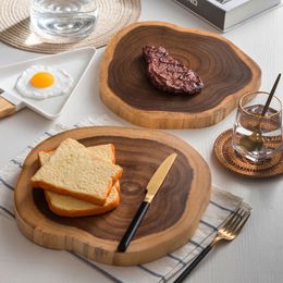 Other Kitchen Tools Wooden Chopping Board Natural Tree Stump Shape Cutting Boards Acacia Deli Wood 230731