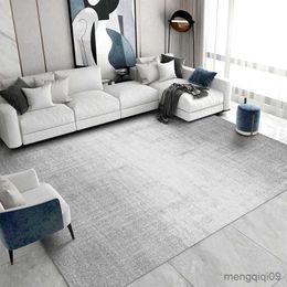 Carpets Nordic Light Luxury Living Room Rug Sofas Coffee Tables Rugs Modern Simplicity Style Bedroom Carpet Soft Crystal Velvet Carpets R230801