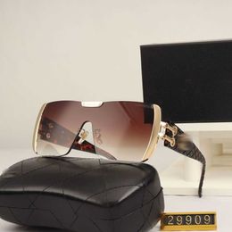 luxury designer sunglasses 2023 New Large Frame Frameless Trimmed Fashion INS Style Sunglasses 992