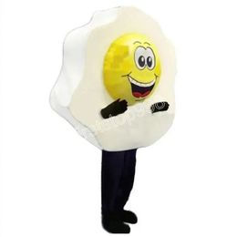 Fried Egg Mascot Costume Performance simulation Cartoon Anime theme character Adults Size Christmas Outdoor Advertising Outfit Suit