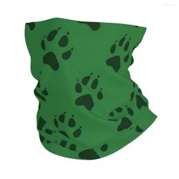 Scarves Dog Prints Or Animal Tracks Bandana Neck Cover Printed Mask Scarf Warm Balaclava Running For Men Women Adult Breathable