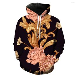 Men's Hoodies Cartoon Butterfly 3D Print With Hood Jackets Cool 2023 Fashion Sweatshirts Long Sleeve Unisex Streetwear
