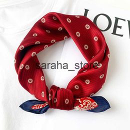 Scarves Fashion 100% Real Silk Scarf Women Shawls Wraps Neckerchief Foulard Spring Summer Scarves Pashmina Female Shawl Hijab Bandana J230801