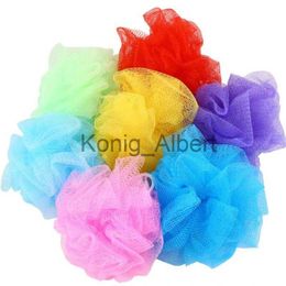 Other Bath Toilet Supplies 1pc Bath Ball with Rope Shower Bath Sponges Scrubbers Coloured Soft Bubble Maker Supplies Tools Skin Cleaner Bathroom Accessories x0731 x0