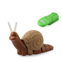Electric RC Animals Funny Infrared Remote Control Snail Animal Model Prank Prop Kids Educational Toys for Children Gift 230801