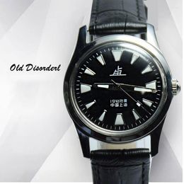 Wristwatches 36mm Classic Genuine Shanghai Mens Mechanical Watch Luminous Waterproof Stainless Steel Manual Winding For Men