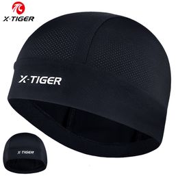 Cycling Caps Masks X-TIGER Cycling Cap Summer Breathable Bandana Cycling Running Hiking Hat Cap Anti-UV Outdoor Sports Headwear Cap Balaclava 230801