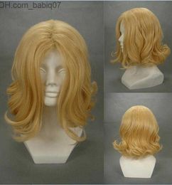 Synthetic Wigs Light gold 15.7'APH France Francis Bonnefoy Blonde Hetalia Cosplay Wig wholesale Z230801