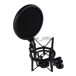MP3/4 Docks Cradles Microphone Mic Professional Shock Mount with Pop Shield Filter Screen x0731