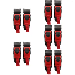 Motorcycle Helmets 10 Pcs Chin Strap Buckle Moterbike Accessories Clip Quick Release Nylon Replacement Buckles