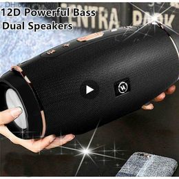 Portable Speakers Portable radio powerful bass speaker FM wireless Caixa De Som Bluetooth speaker music box Bluetooth suitable for high-power bass Z230801