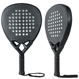 Tennis Rackets AMASPORT Professional 31218K Carbon Padel Racket Paddle EVA SOFT 38mm Tenis Raquete Diamond Shape 230801