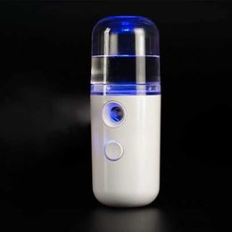 Humidifiers Mini Humidifier Portable USB Rechargeable Small Wireless Personal Face Sprayer Cool Mist Maker Fogger Humidifier R230801