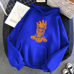 Men's Hoodies Sweatshirts Halloween Pumpkin Cartoon Hoodie Men Soft Long Sleeve Streetwear Casual Fleece Fashion Y2K Harajuku Women Sweatshirt 230731