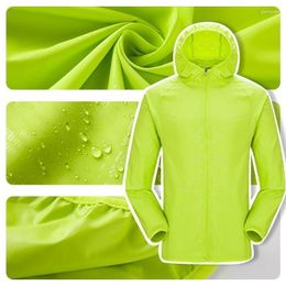 Men's Jackets Summer Outdoor Sunscreen Clothing For Men & Women With UV Protection Ultra-thin Hooded Breathable Long-sleeved Jacket