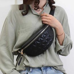 Hbp Crossbody Bags Evening Bag Fashion Female Fanny Packs Soft Leather Chest for Women Autumn and Winter Ladies Small Waist Brand Phone Purses 220811