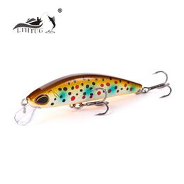 Baits Lures LTHTUG Japanese Design Pesca Wobbling Fishing Lure 63mm 75g Sinking Minnow Isca Artificial For Bass Perch Pike Trout 230801