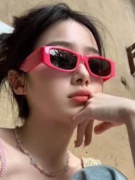 Sunglasses 2023 Luxury Personality Small Women Ladies Fashion Rectangle Sun Glasses Frame Men Square Eyewear Female