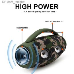 Portable Speakers 100W High-power Bluetooth Speakers Portable Outdoor Subwoofer 3D Stereo Surround Sound Column Music Centre Boombox Q230904