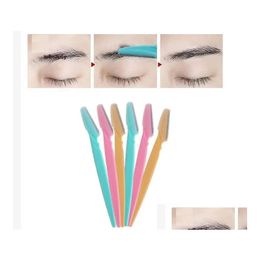 Other Health Beauty Items Eyebrow Knives Razor Women Facial Epilator Cil Brow Trimmer Hair Shaving Drop Delivery Dh1Av