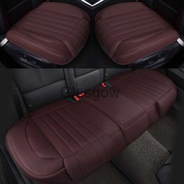 Car Seats PU Leather Car Seat Cover Universal Size Thicken Car Seat Cushion Leg Support Extension Microfiber Leather Pad Auto Accessories x0801