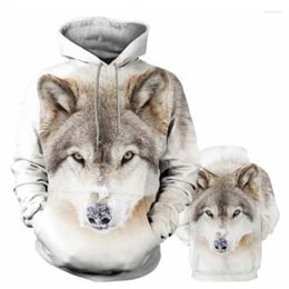 Men's Hoodies Men Sweatshirts Hoodie Tops Spring And Autumn Street Wear Animal Pattern Hip-Hop Casual Fashion Loose