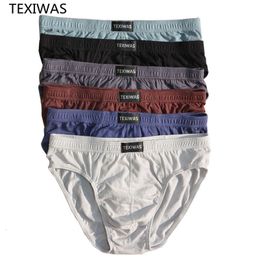 Underpants 4pcslot est 100% Cotton Mens Briefs Plus Size Men Underwear Panties 4XL5XL6XL Men's Breathable Panties 230801