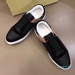 2023-High quality Mens Designer Casual shoes luxury Genuine Leather Low side Casual shoes Fashion classic Running sports shoes