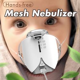 Other Health Beauty Items Mini Mesh Nebulizer Handheld portable Inhale Automizer silent Ultrasonic inalador nebulizador Children Adult Asthma Humidifier 230801