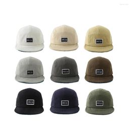 Ball Caps Sport Cap Short Brim Flat-brimmed Baseball Letters Hats For Women Men Outdoor Visor Casual Snapback Gorras