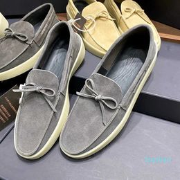 Designer-Straßenfüße von Pedalschuhen, lässige Leder-Flachschuhe, faule Leute, bequeme Slip-on-Schuhe