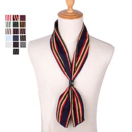 Scarves Spring Autumn Scarf Casual Cotton Mens Square Ladies Striped Hanky Wrap Fashion Women Pocket For Party 230801