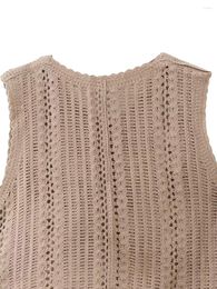 Women's Vests Women S Sleeveless V Neck Button Down Floral Crochet Tank Top For Summer Casual Wear