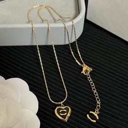 Gold Plated Silver Plated Luxury Brand Designer Pendants Necklaces Stainless Steel Brand Letter Choker Pendant Necklace Chain Jewellery Accessories Gifts