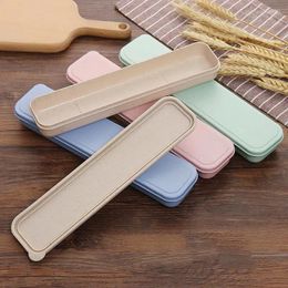 Dinnerware Sets Tableware Storage Box Eco-Friendly Cutlery Picnic Chopstick Spoon Container Travel Utensil Case Grade