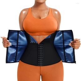 Women's Shapers Girdle Waist Trim Sports Shapewear Buckle Corset Sweat Belly Slimming Trainer Tops