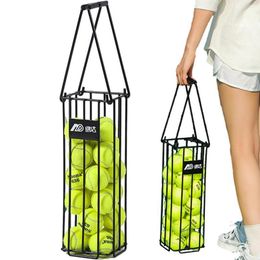 Badminton Sets Portable Pickleball Collector Tennis Ball Picker 30 Capacity Pick Up Hoppers Retriever Basket Pickle Picking Machine 230731