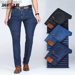 Men's Jeans Autumn Winter Cotton Jeans Men High Quality Famous Brand Denim Trousers Soft Straight Mens Pants Thick Jean Big Size 40 42 44 46 201111 Z230801