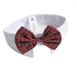 Dog Apparel Cats Bowtie Wedding Accessories Handsome Cotton Tie Holiday Decoration Grooming