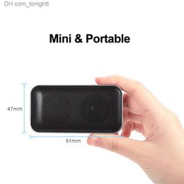 Portable Speakers AEC BT209 Portable Wireless Bluetooth Speaker Mini Style Pocket Music Speaker with Microphone Support TF Card Z230801