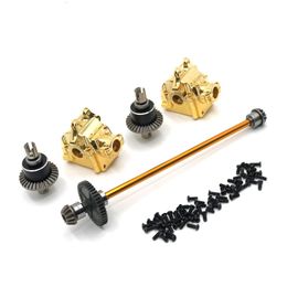 Electric RC Car Upgrade Metal Centre Drive Shaft Assembly Gearbox Differential Kit For Wltoys 144010 144001 144002 parts 230731