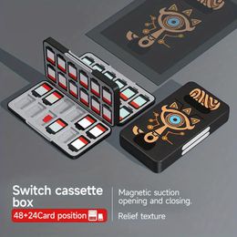 Game Card Case With Box For Nintendo Switch / OLED, 48 Packs Protective Sleeve, Battery Life Version Accessories Card Box
