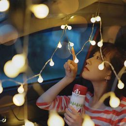 Garden Decorations USB Battery Operated String Lights Globe Fairy for Outdoor Indoor Tent Camping Bedroom Christmas Tree 230731