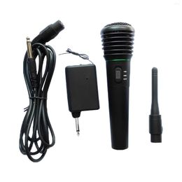 Microphones Professional Dual Usages Durable Long Range Cordless Microphone For Smart TV Tablet Computer Karaoke Singing Family Party