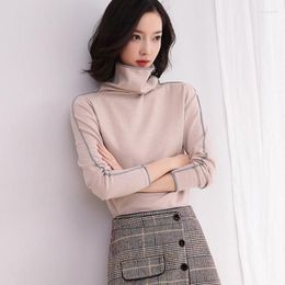 Women's Sweaters Women High Quality Autumn Winter Clothing For Female Turtleneck Loose Pullovers Knitwears Long Sleeve Knitted Girl Tops