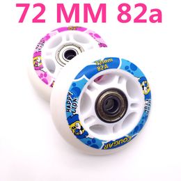 Skate Accessories skate wheel scooter cougar 72 MM 80 mm 80x24 82a 4 pcslot 230801