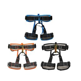 Climbing Ropes Tree Rock Harness Outdoor Sports Safety Belt Mountaineering Waist Support Protection Survival Rappelling Equipment 230801