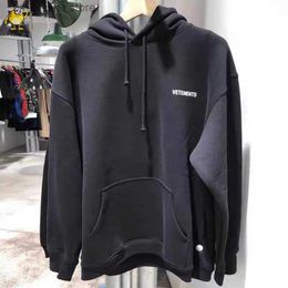 Men's Hoodies Sweatshirts Keep Warm Vetements Hoodies Men Woman Vintage Clothing Letter Sign Autumn Winter Drawstring Classic VTM Casual Sweatshirts T230731