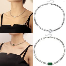 Pendant Necklaces Bijoux Femme In Jewellery For Women Clavicle Necklace Chains Pendent Collar Coquette Aesthetic Colliers Accessories Chokers